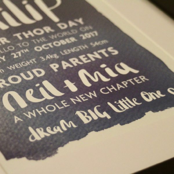 Personalised Birth Print_Philip