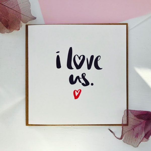 I love us card