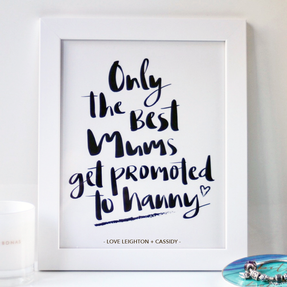 best mums get promoted to nanny