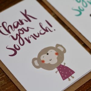 Thank you very much monkey card